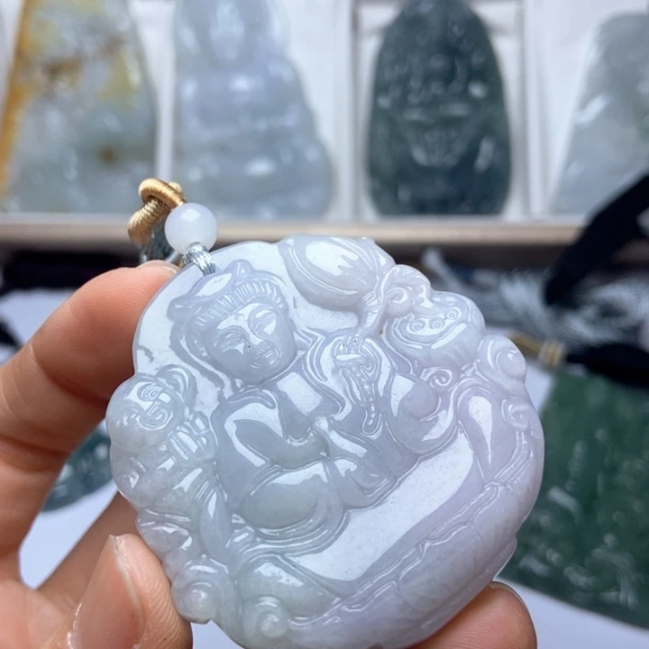 翡翠未镶嵌挂件翡翠