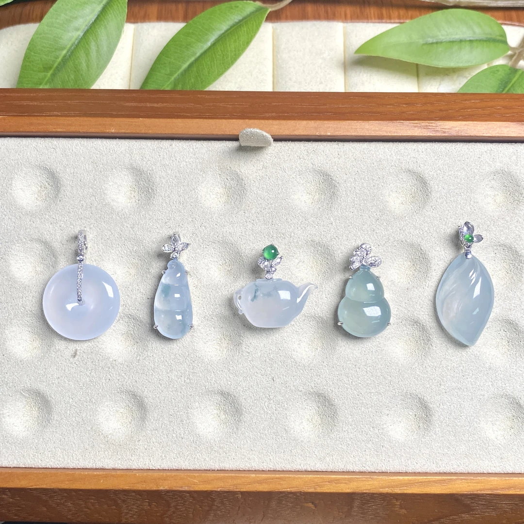 思懿手镯之家-18K翡翠挂件-2H-2980-1-多样性发一