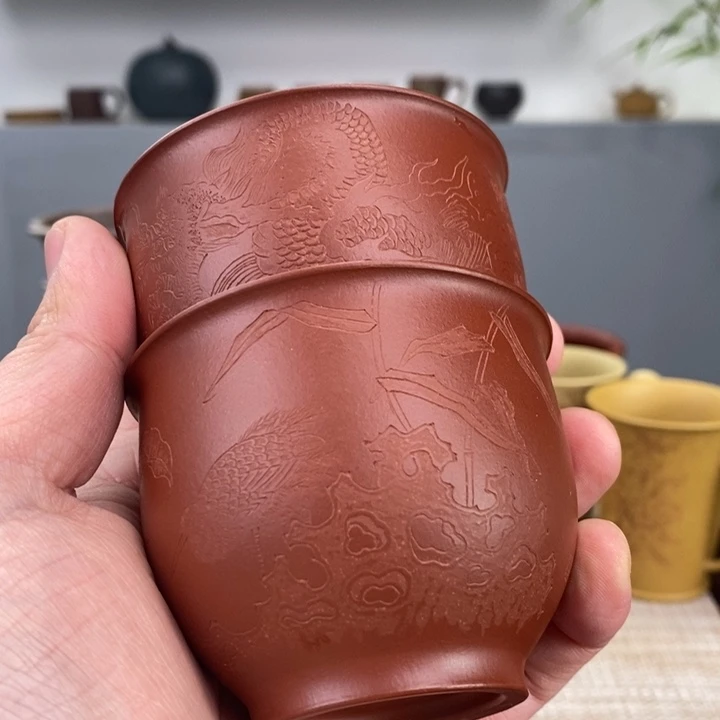 紫砂茶杯海****j宜兴紫砂主人杯