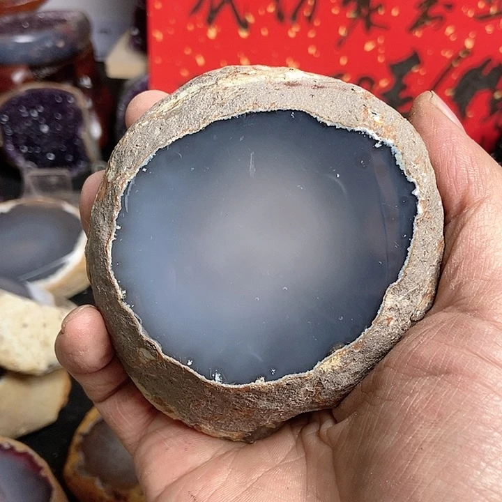 玛瑙/玉髓珠宝奇石未镶嵌猪**豆