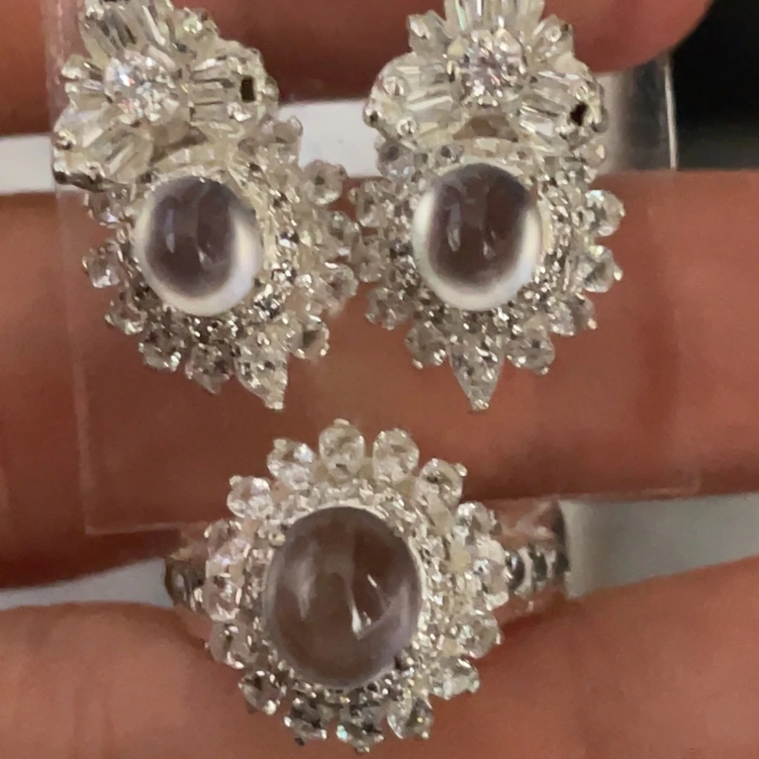 翡翠未镶嵌耳饰纯天然缅甸翡翠A货