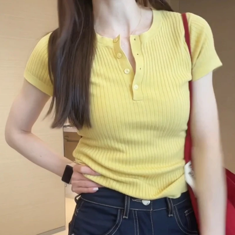 2025新款夏季圆领运动女春夏透气简约休闲百搭上衣LK2503546