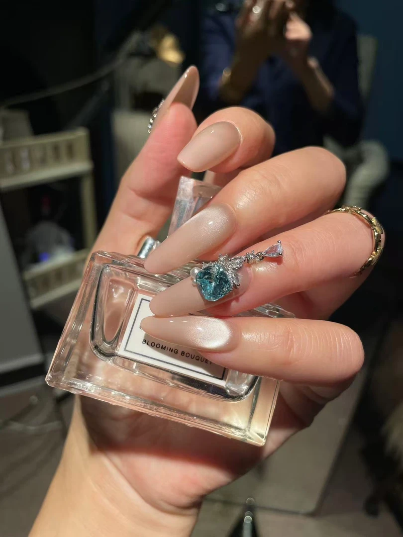 【冰可可】手工定制穿戴甲2025冰透新款美甲