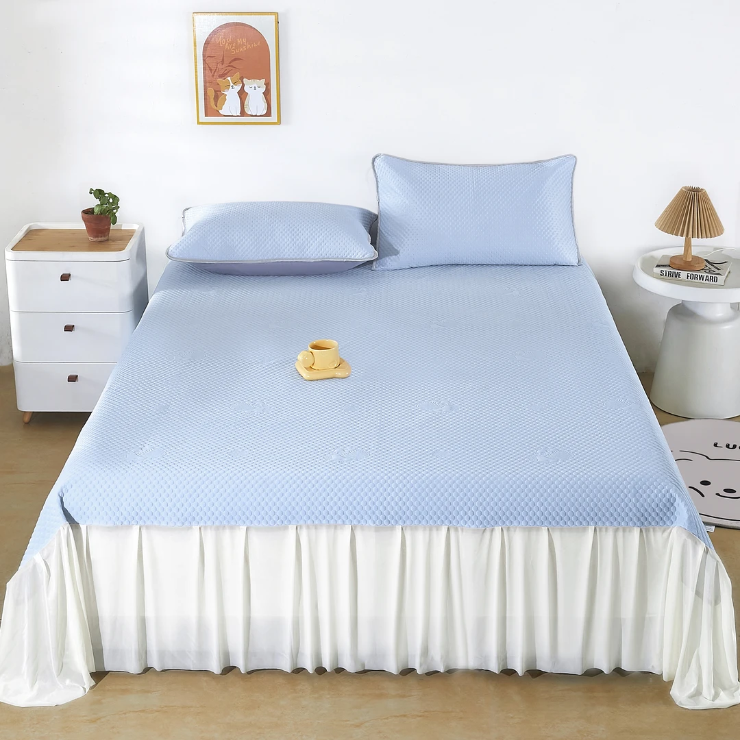 2025新款A类凉豆豆席柔软夏季凉感床裙凉席软席冰丝席冰豆豆