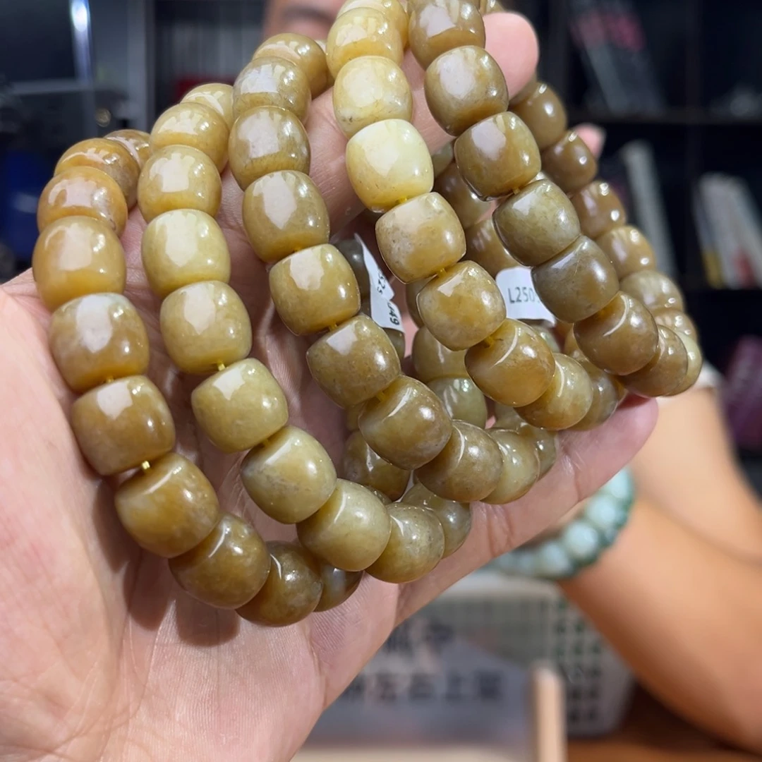 手串未镶嵌和田玉纯天然和田玉新疆且末金山料12多样性发其一