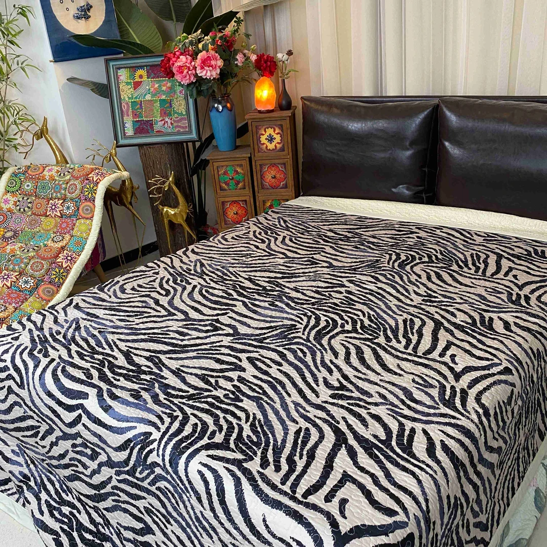 【赫彩家230*250】棉绗缝床盖双面多功能双层