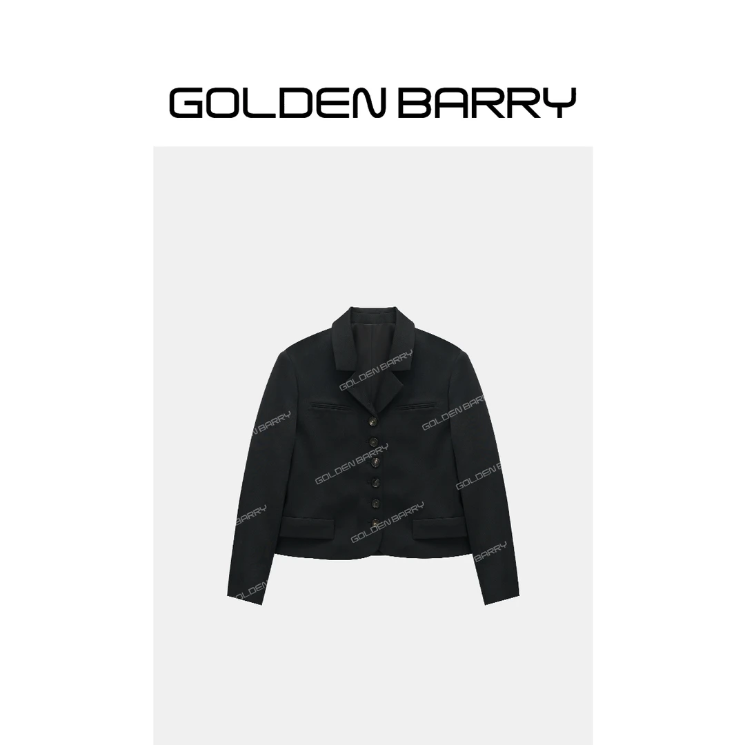 GOLDENBARRY|101174精纺羊毛西装短外套