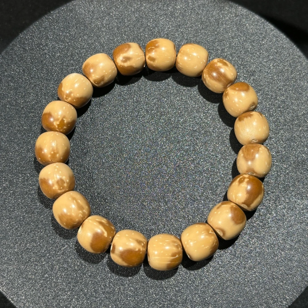 【半实心新手友好】紫金鼠 11-12 咖色花皮火焰纹 半实心 有压手感