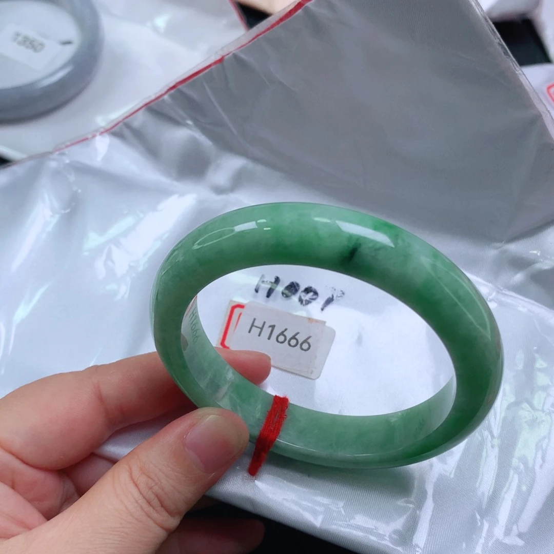 未镶嵌手镯翡翠天然缅甸翡翠手镯02