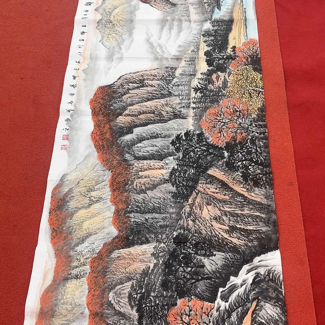 国画满意字画手绘作品