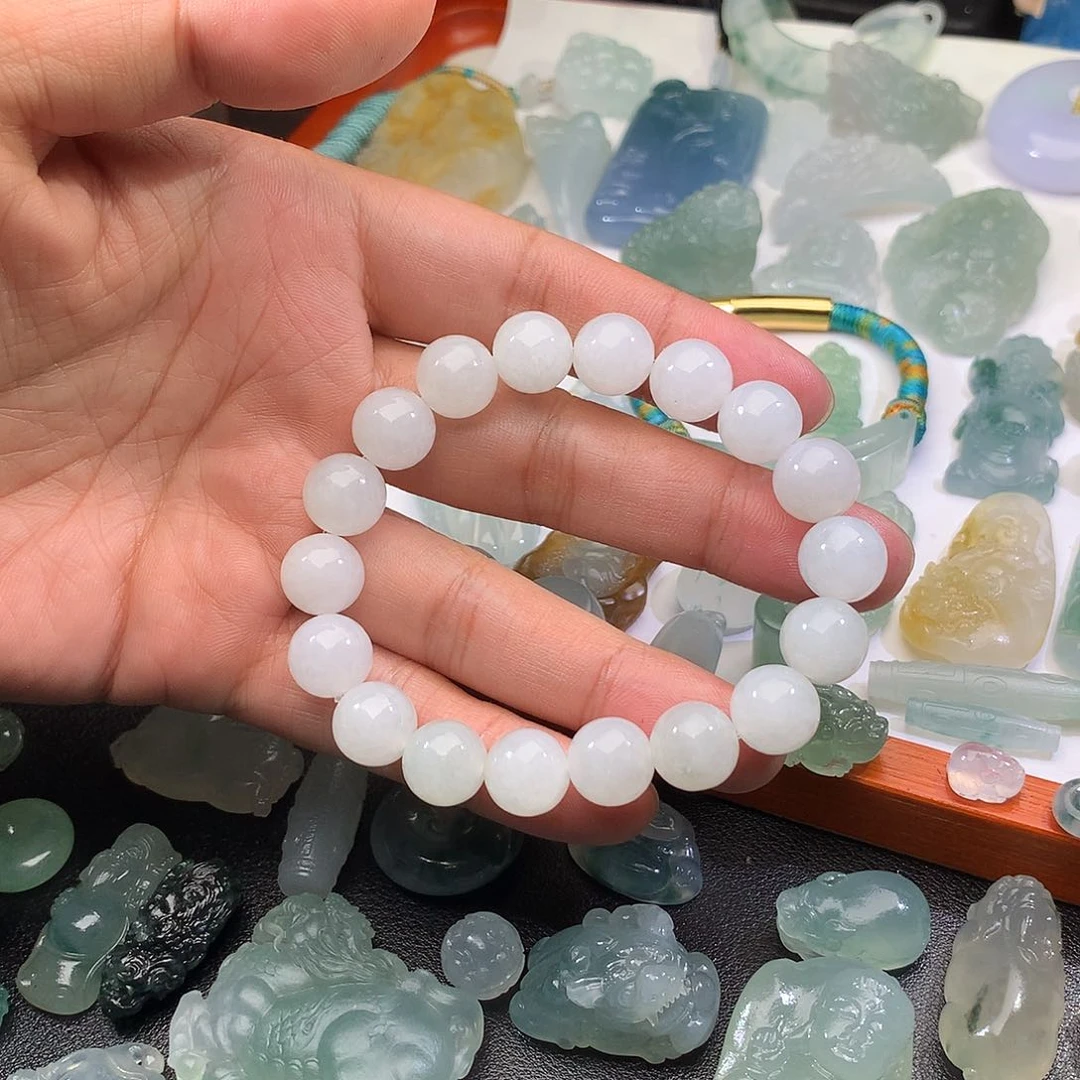 未镶嵌手链翡翠手串