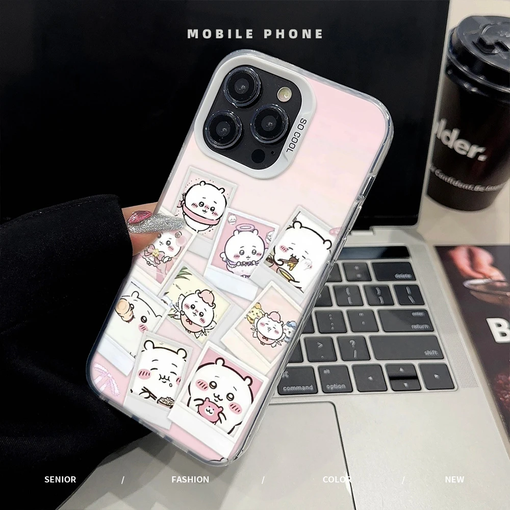 吉伊卡哇可爱彩银IMD手机壳适用iPhone16华为oppo小米vivo