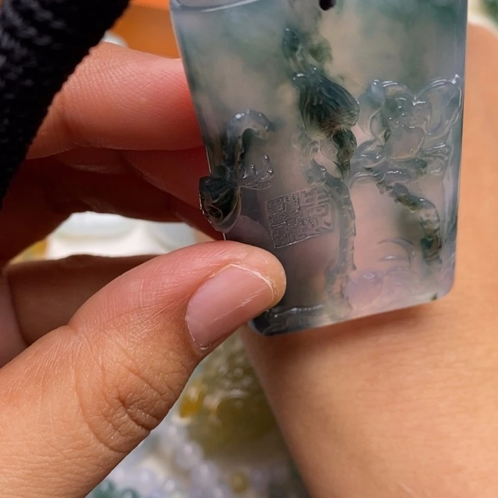 定制翡翠未镶嵌老***白