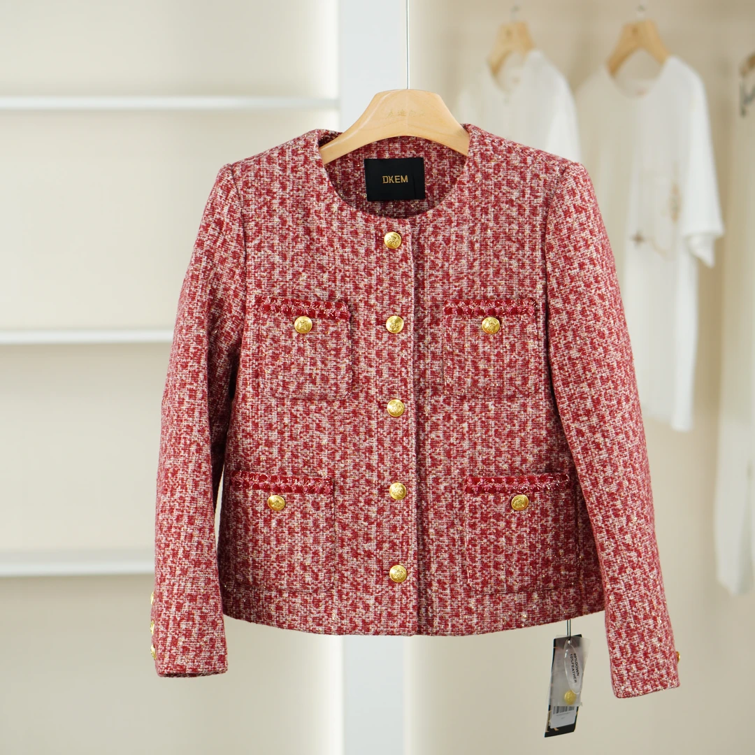 麦迪尚品【遥】5101587 秋冬时尚气质小香羽绒服外套品牌女装