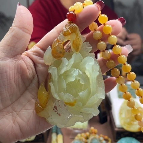 岫玉挂件未镶嵌挂件