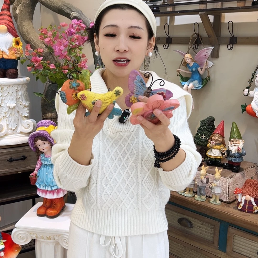 花园摆件红红火火