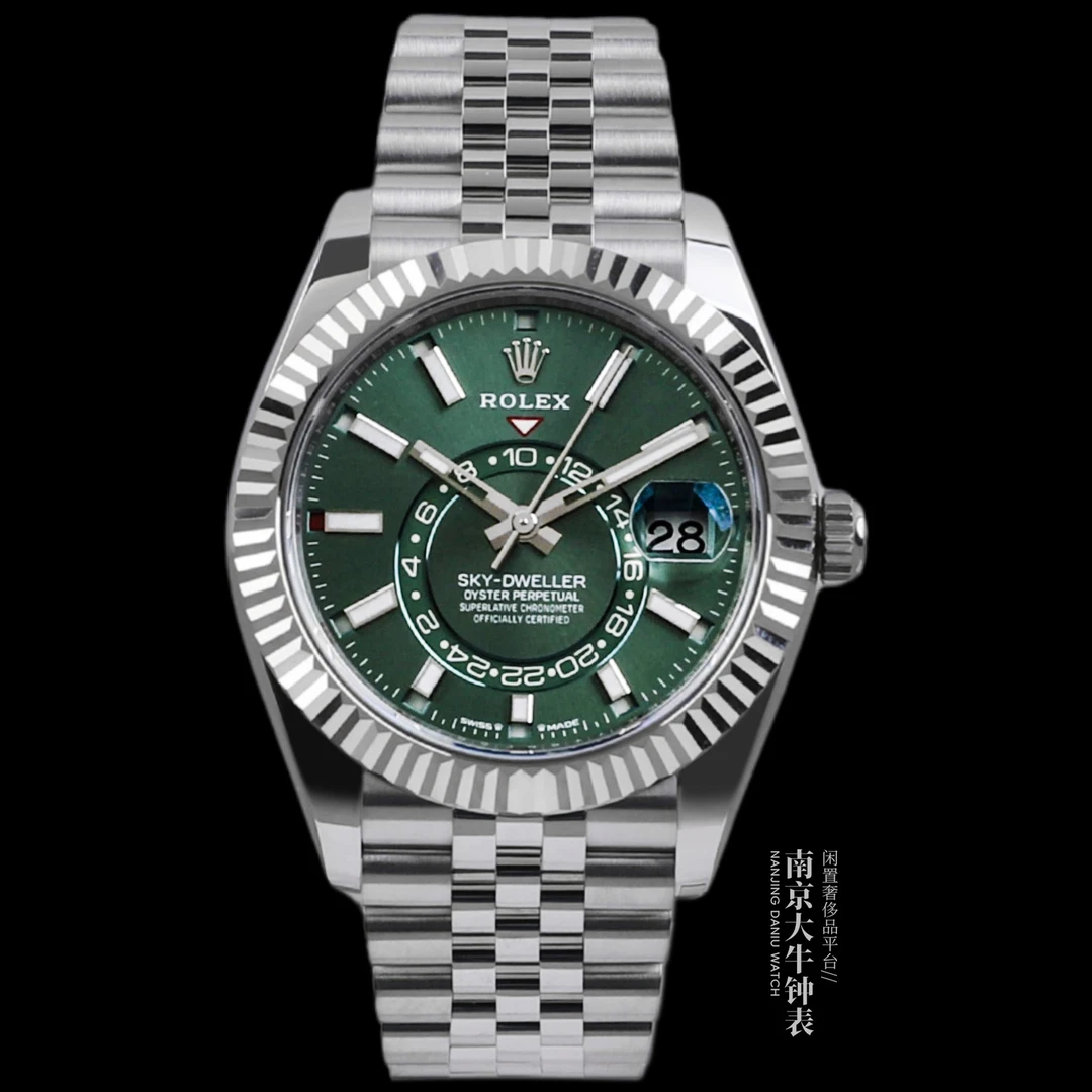 未使用 Rolex/劳力士 纵航者型336934绿面天行者自动机械42mm全套