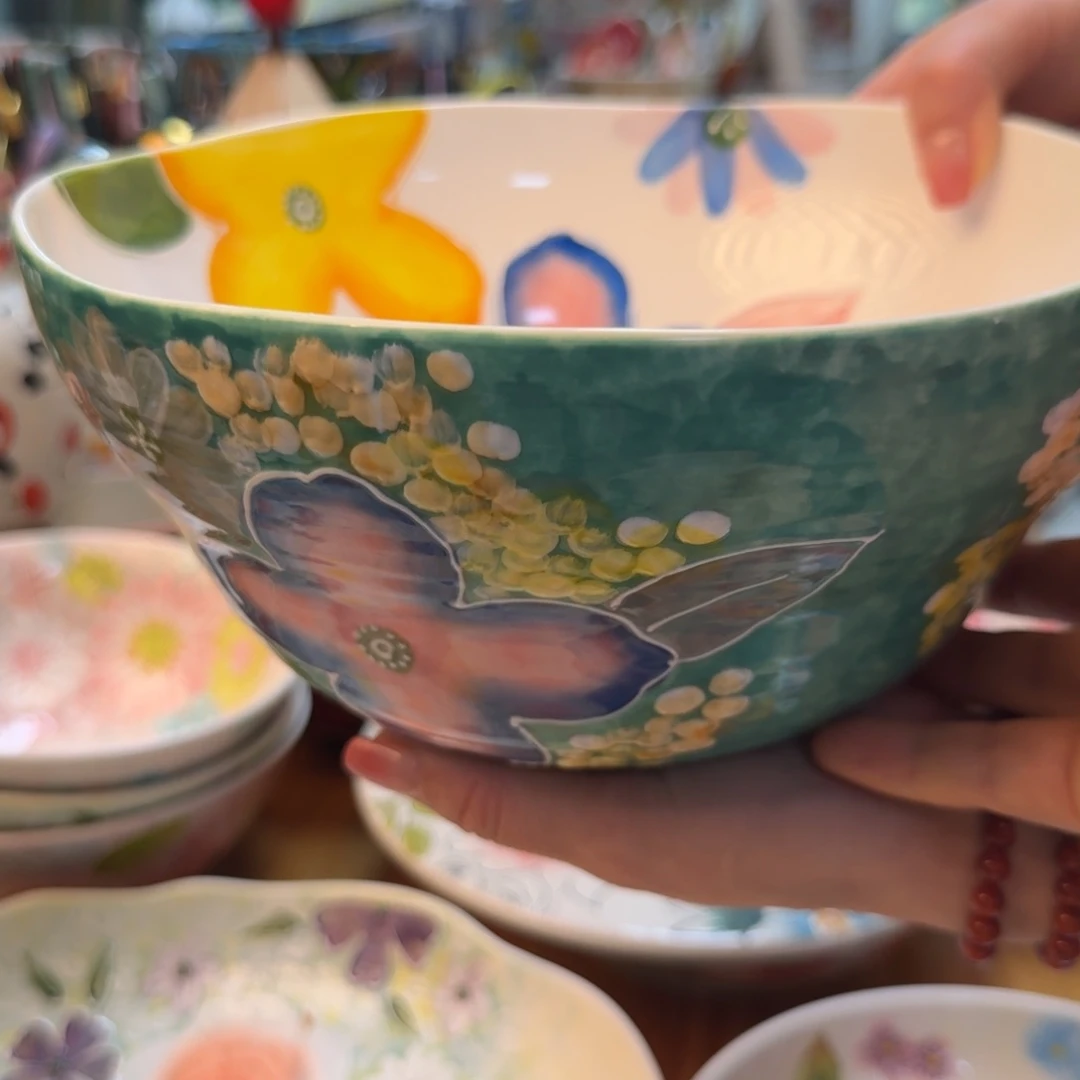 陶瓷遇见初夏8.5英寸大盆1只