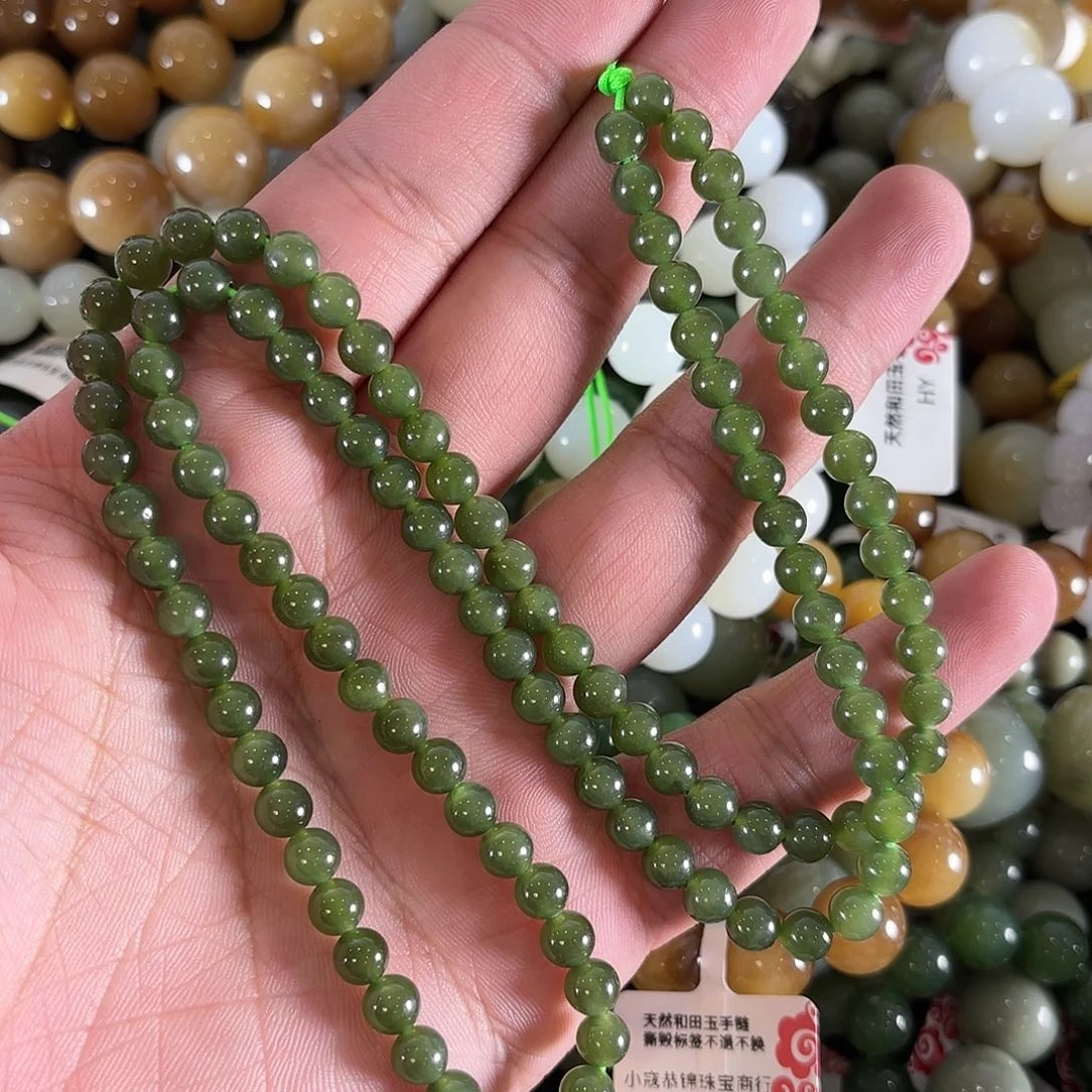 和田玉手链未镶嵌W438