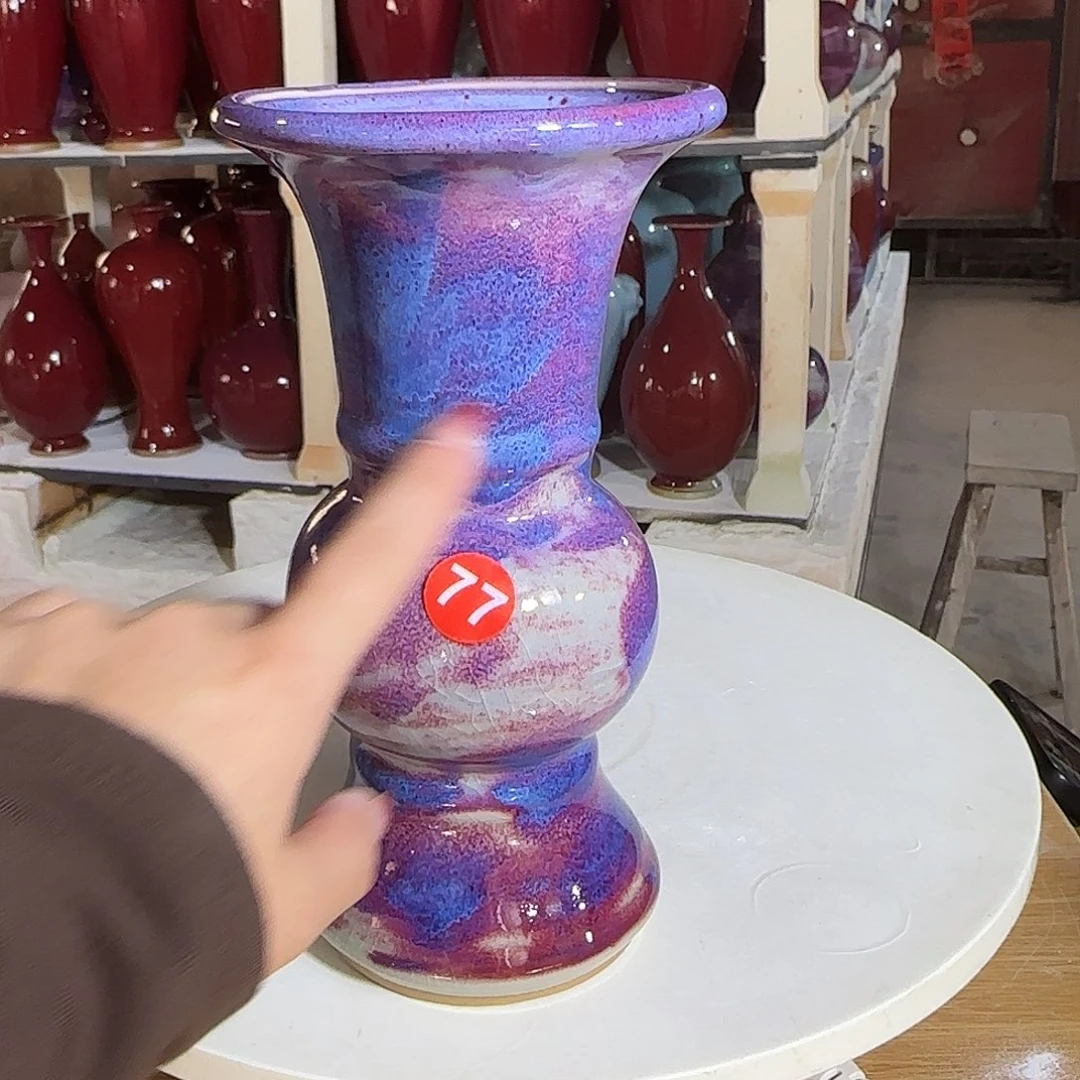 陶摆件郑家钧窑摆件