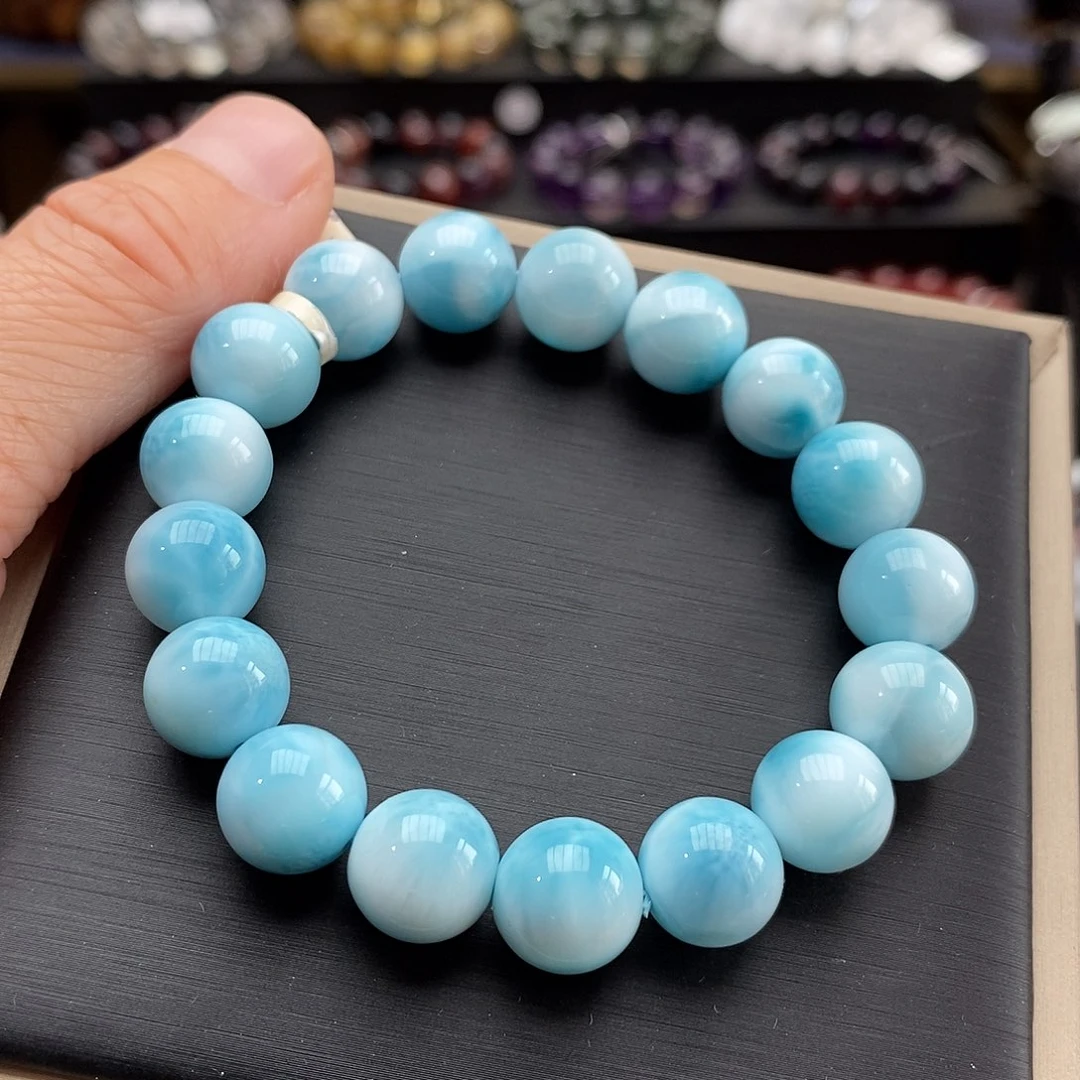 针钠钙石（海纹石）手链未镶嵌