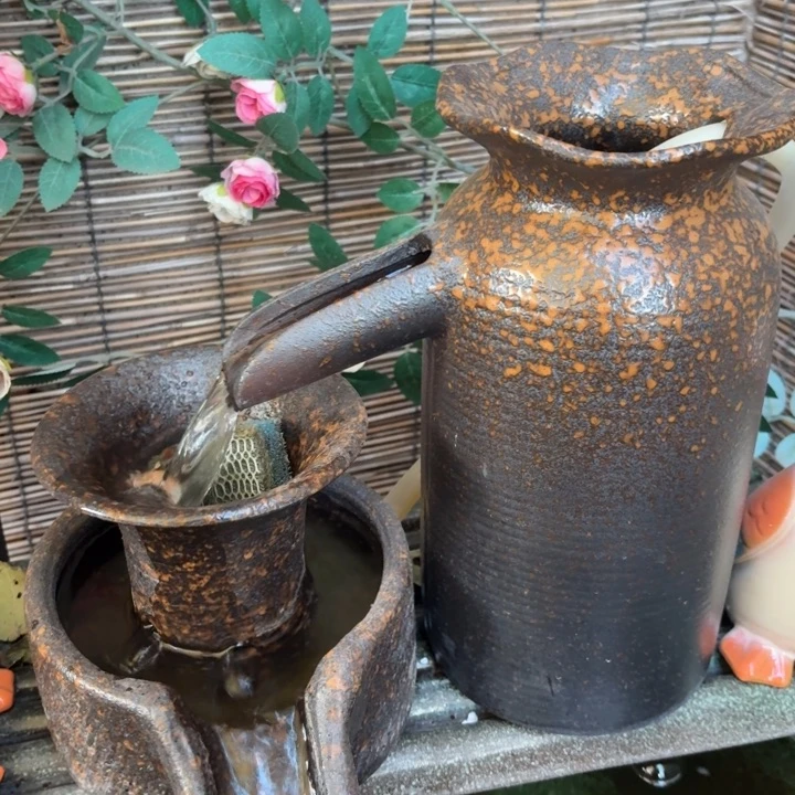 粗陶口径13/27，13/15/15➕10W水泵➕水管➕过滤棉