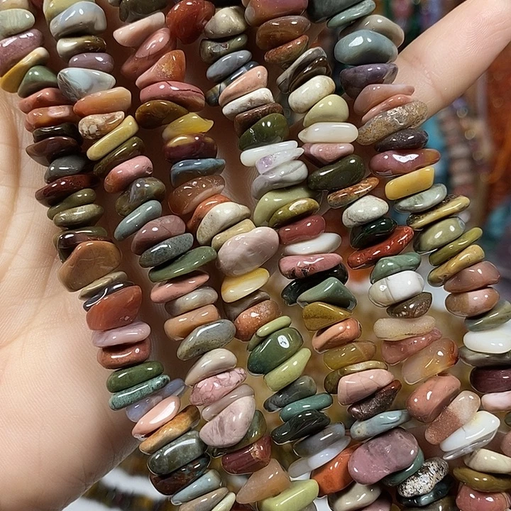 玛瑙/玉髓未镶嵌珠宝半成品天然阿拉善一条