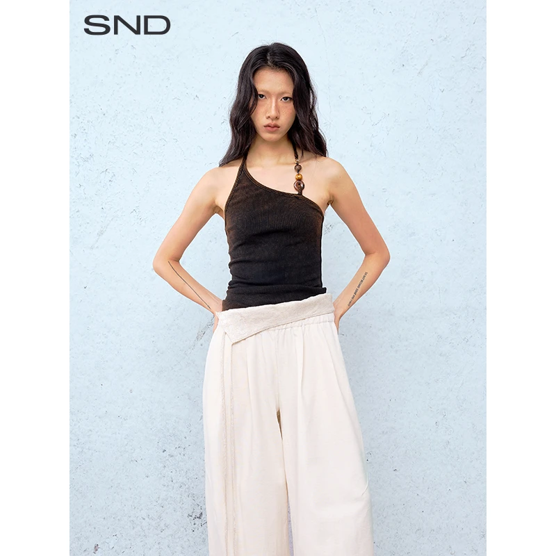 【旷臾EMMUIC 设计师品牌】SND SS25 天然石珠ZZ背心