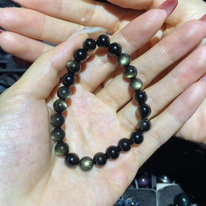 黑曜岩手链未镶嵌i****e