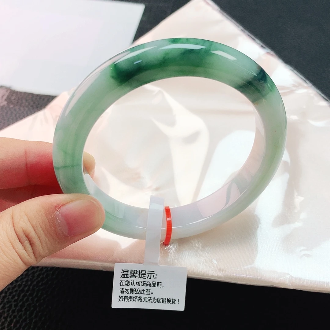 未镶嵌手镯翡翠58圈