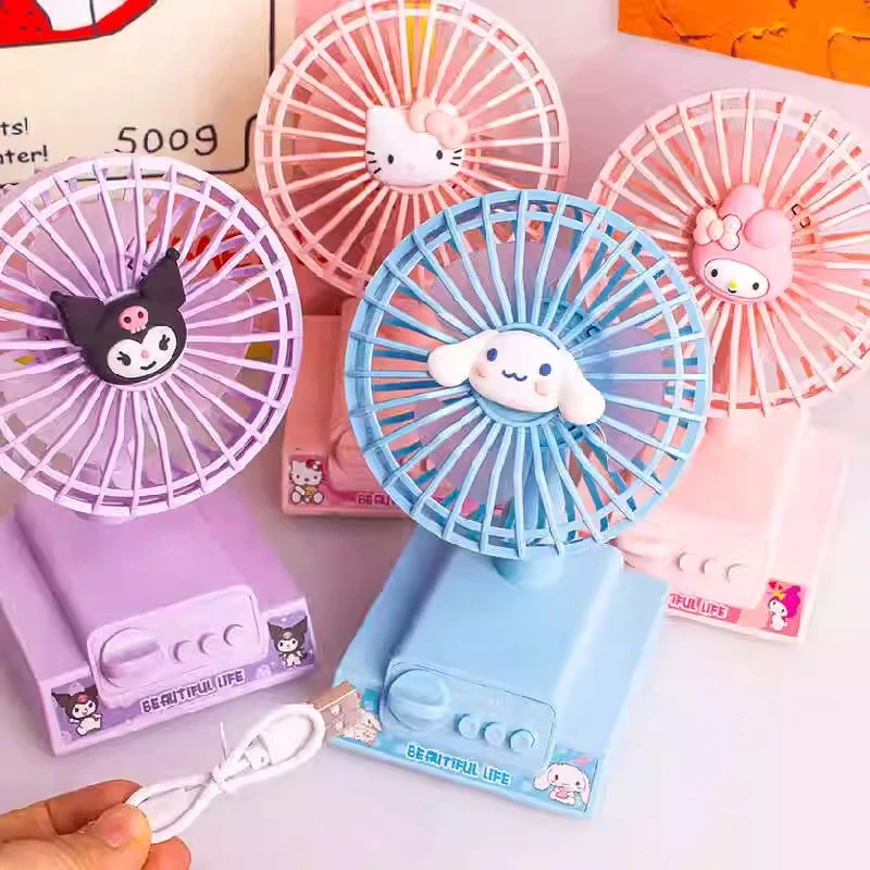 复古学生USB充电桌面可调节静音教室宿舍女办公室夏季小电风扇