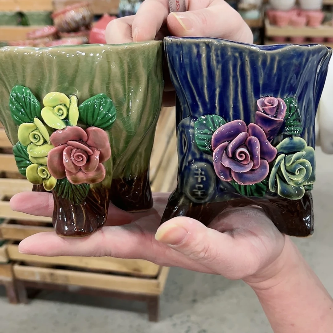 【闪购商品】陶瓷陶瓷多肉植物花盆