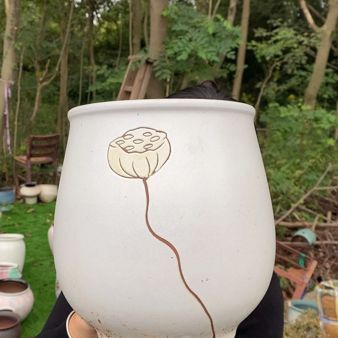 紫砂花盆瑕疵20/25