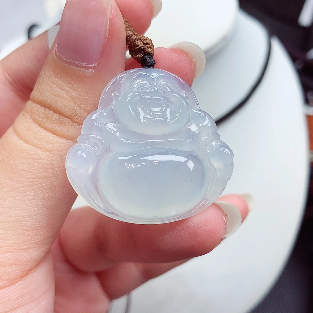 翡翠未镶嵌颈饰翡翠63，29.6/32/6