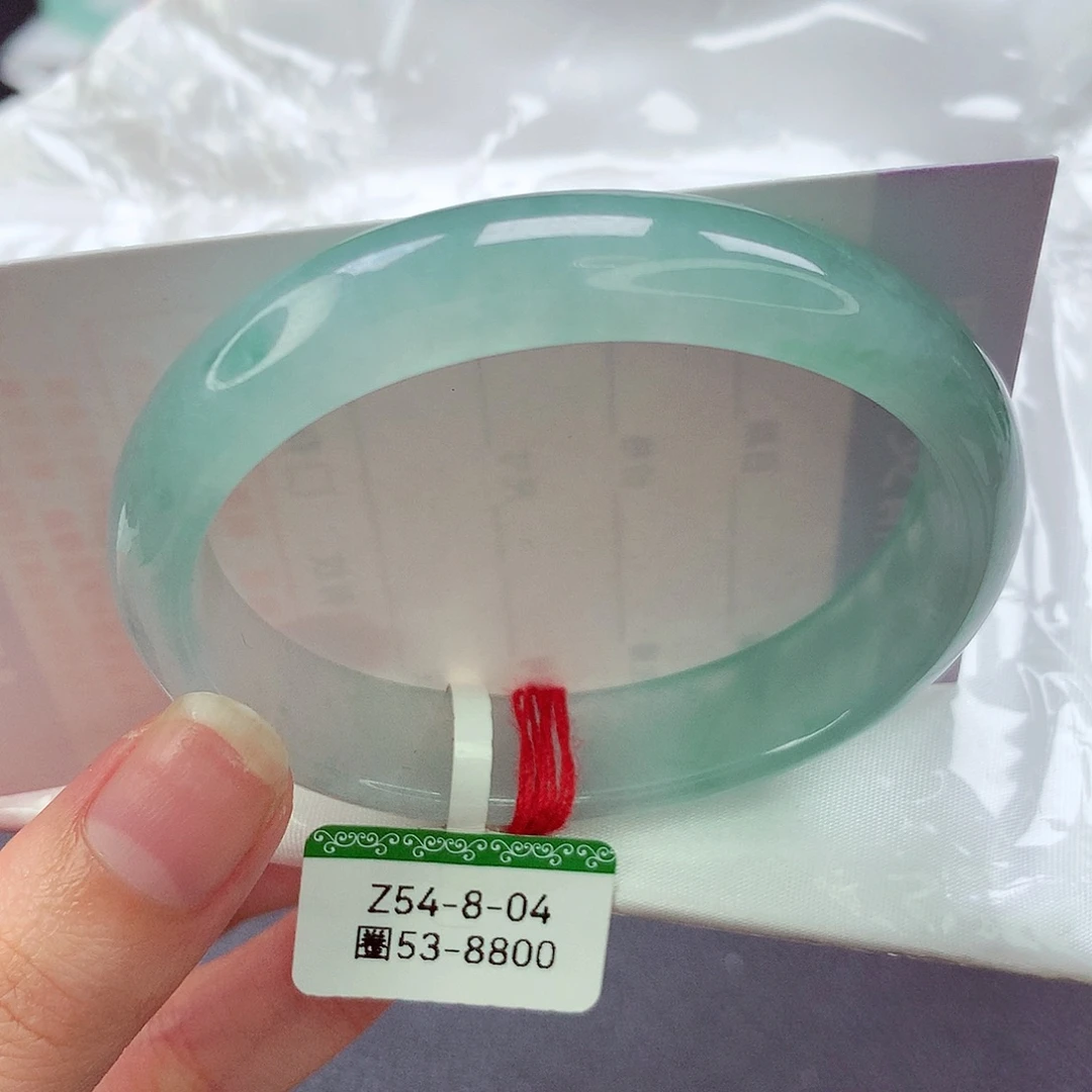 翡翠未镶嵌手镯缅甸天然a货翡翠手镯