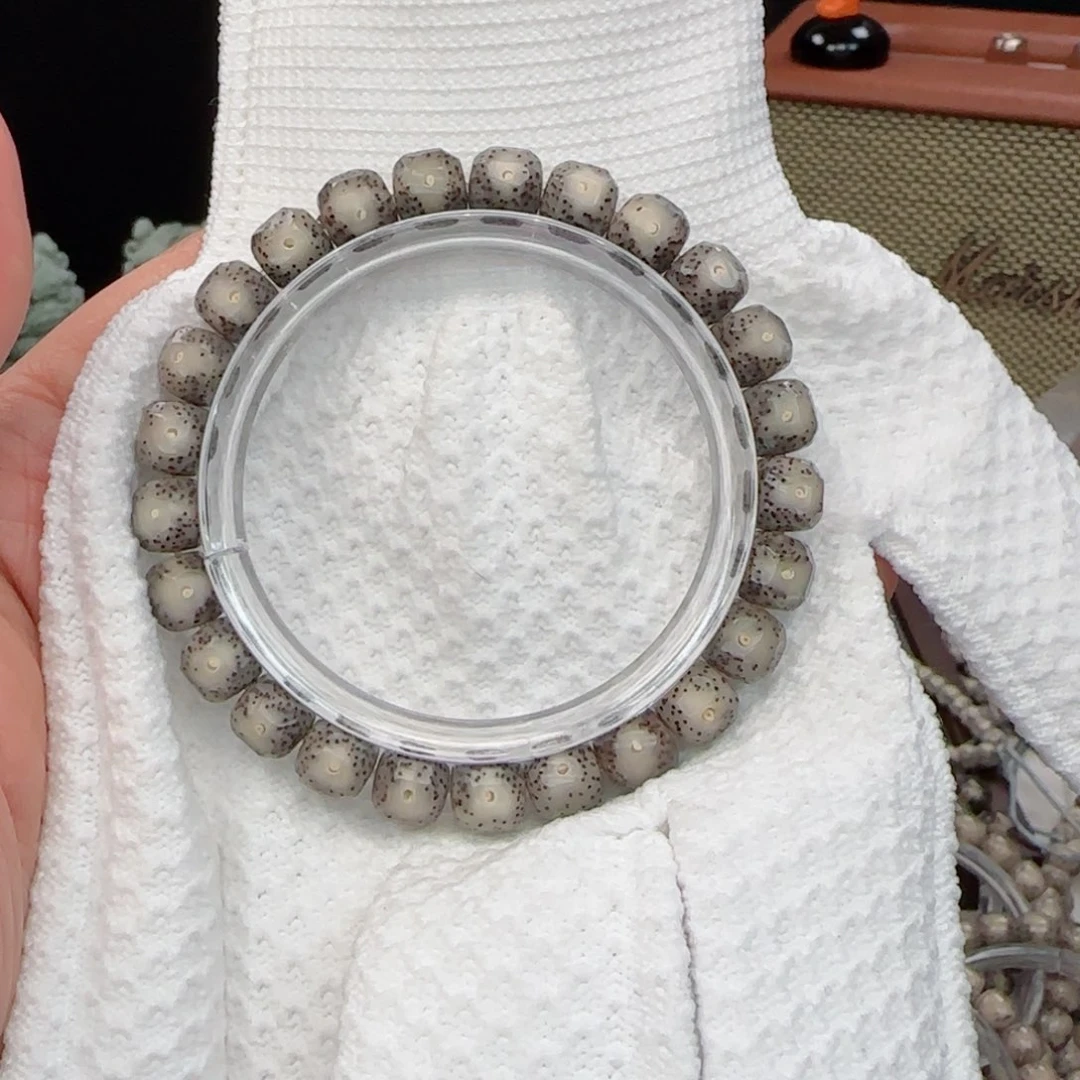 星月菩提手串灰冰无相9*8