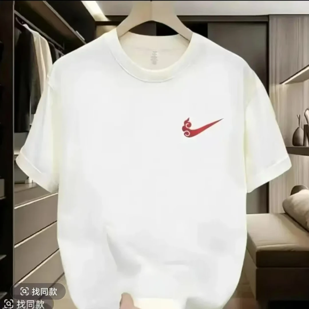 【一折粉丝福利】夏季潮牌男女同款百搭圆领T恤