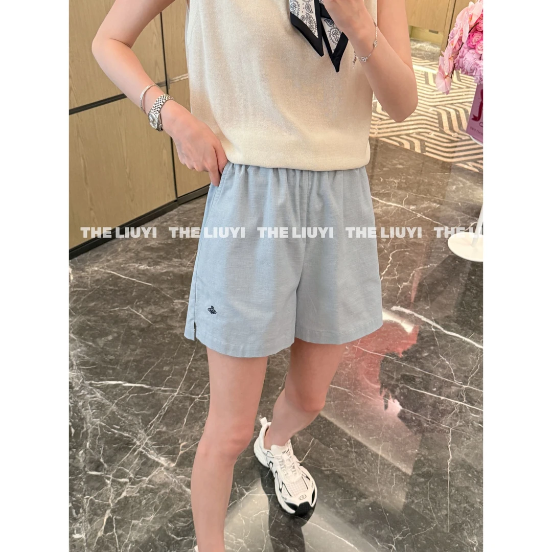 【LIUYI】土星短裤～夏季100%全棉透气百搭短裤55213