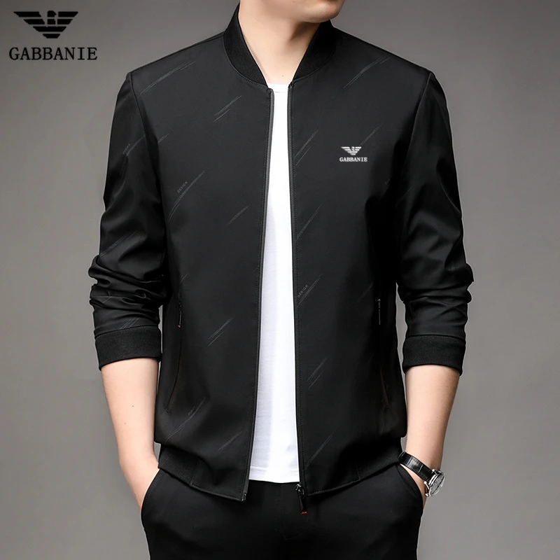 GABBANIE意大利轻奢国际大牌2025春季新款男士夹克外套休闲时尚潮