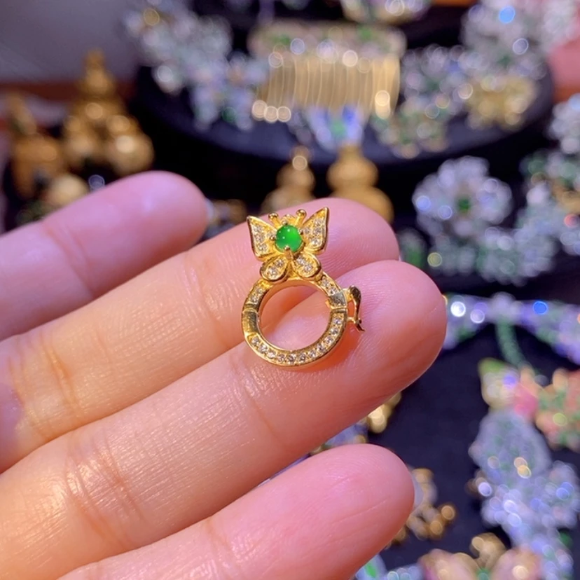 【闪购商品】翡翠挂件银S925镶嵌
