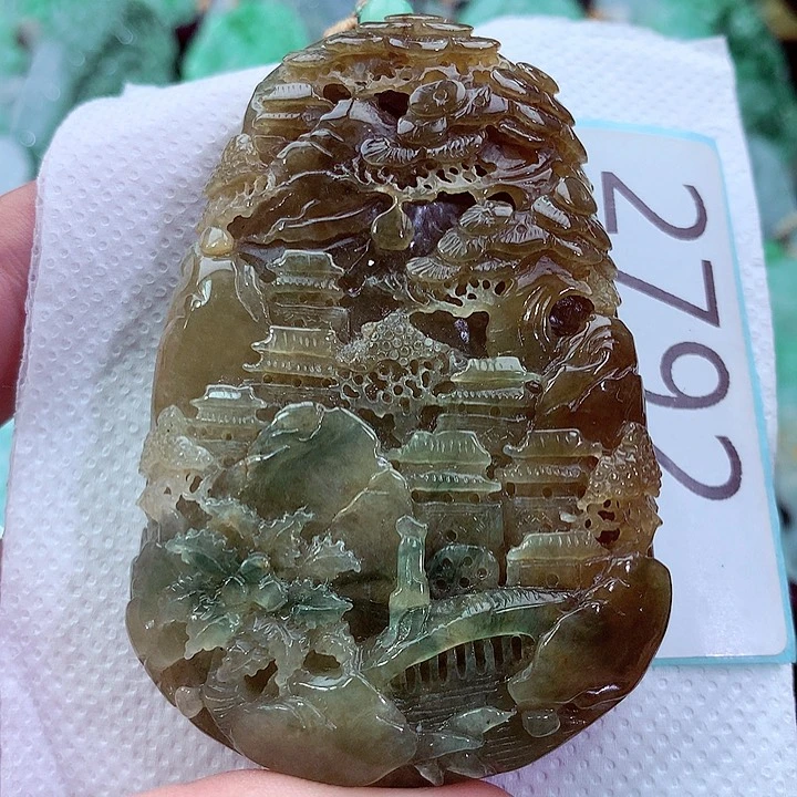 吊坠(不含链)未镶嵌翡翠