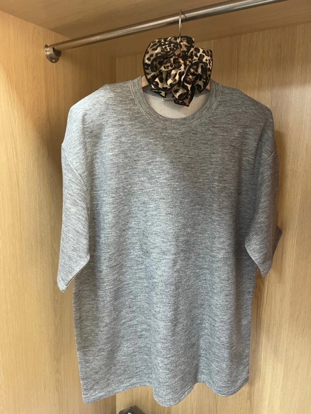 过年特 韩国东大门垫肩厚实短袖体桖