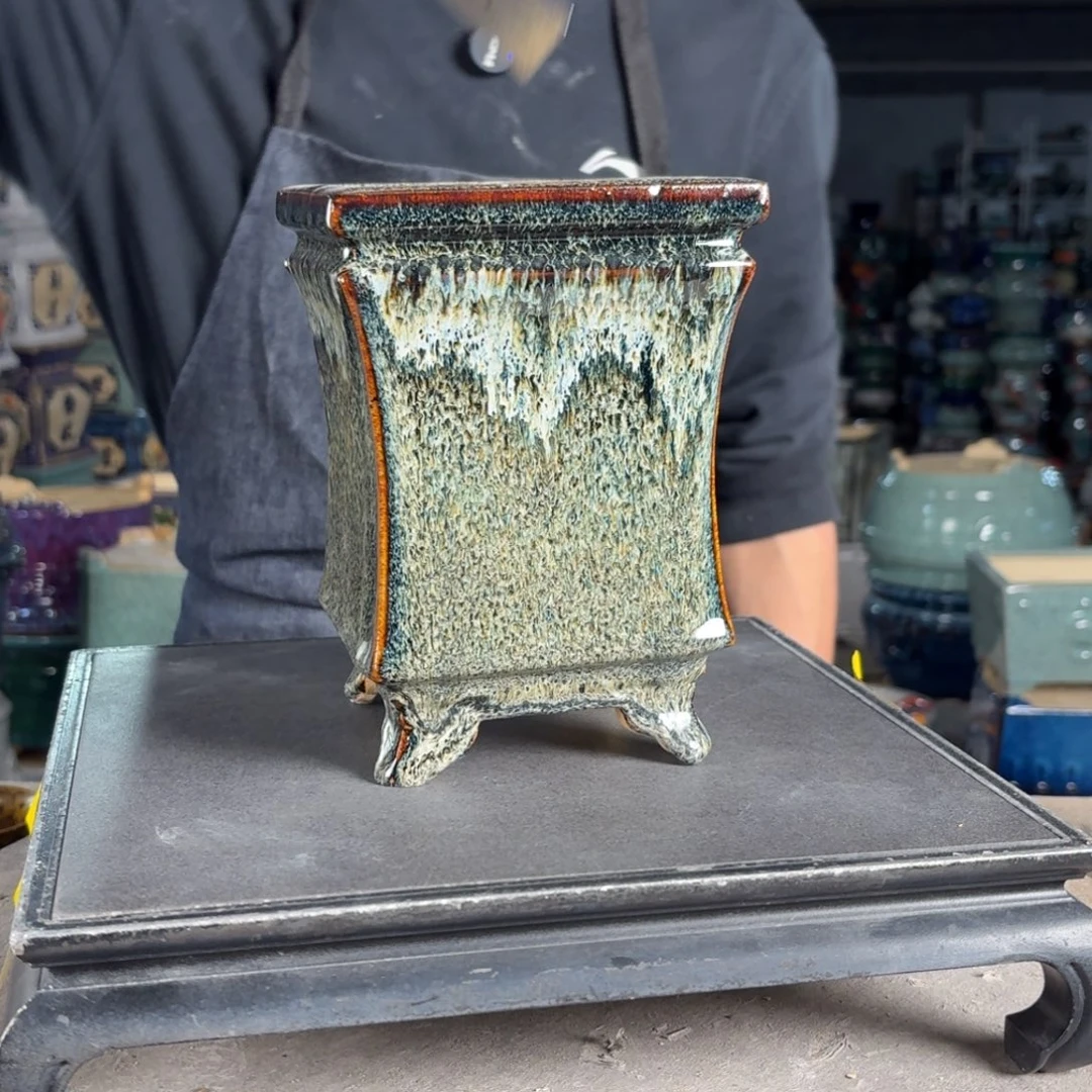 一风堂石湾花盆 内10*16