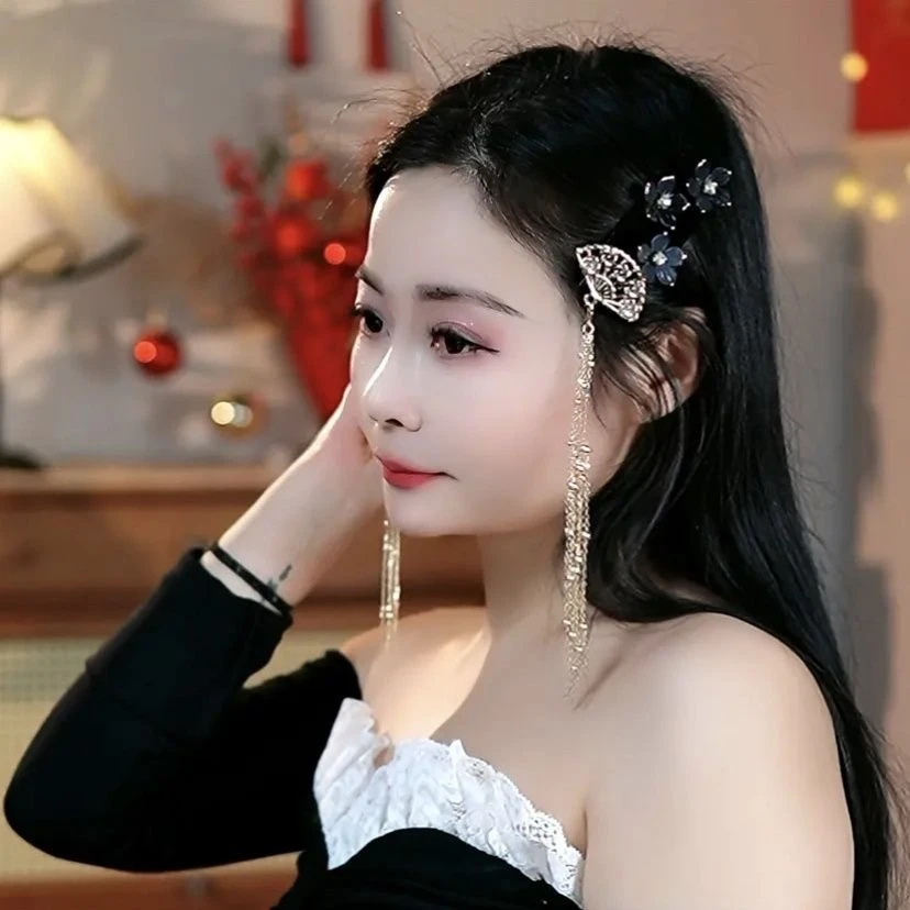 【118】一个装超仙夹子发饰古风刘海夹配饰头饰宫廷日韩女顶夹边夹