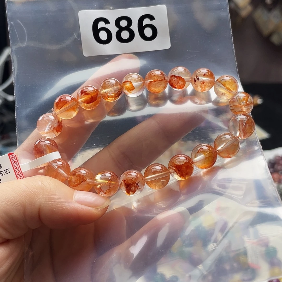 未镶嵌手串水晶手串686。