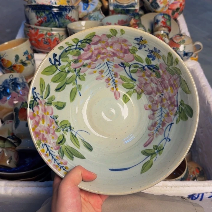 瓷片景德镇陶瓷手工手绘