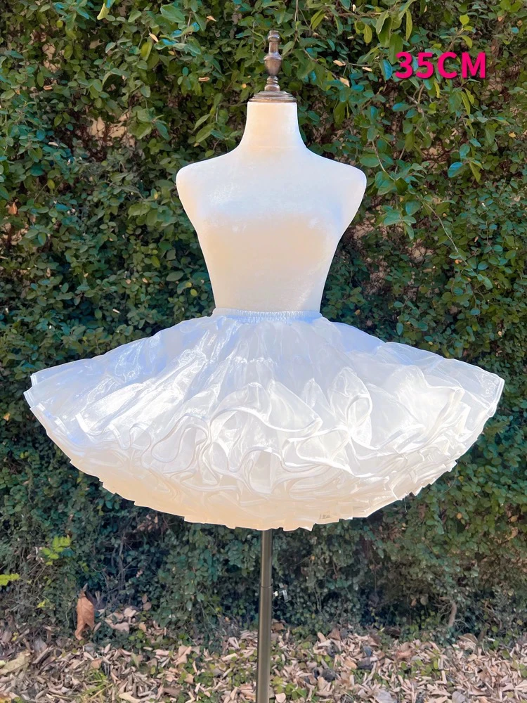 裙撑lolita四层无骨35cm超暴力软纱撑花田喜事鸭屁股飞天狗款裙撑