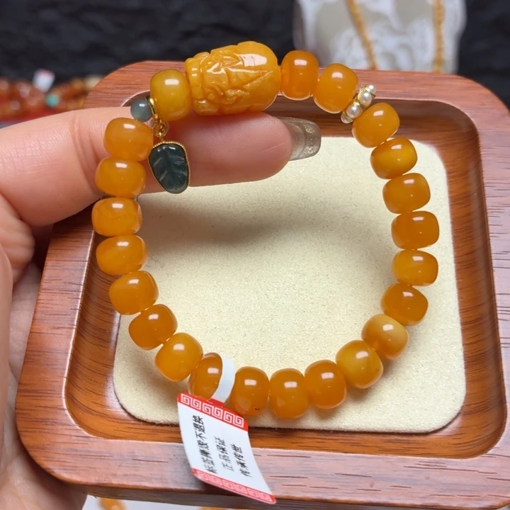 蜜蜡未镶嵌手链手串