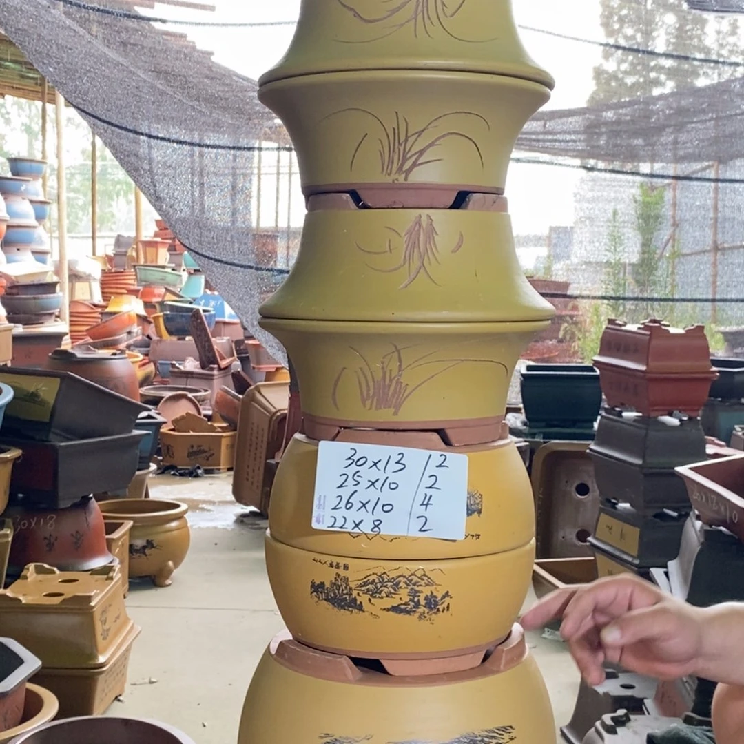 紫砂花盆紫砂紫砂