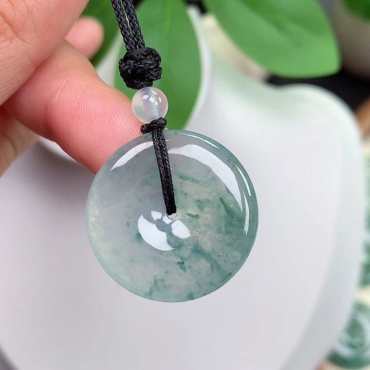 颈饰未镶嵌翡翠平安扣 24x4.2mm